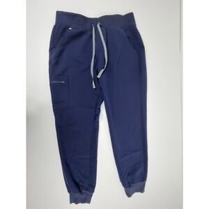 FIGS Zamora Jogger Scrub Pants Women's Medium Navy Blue